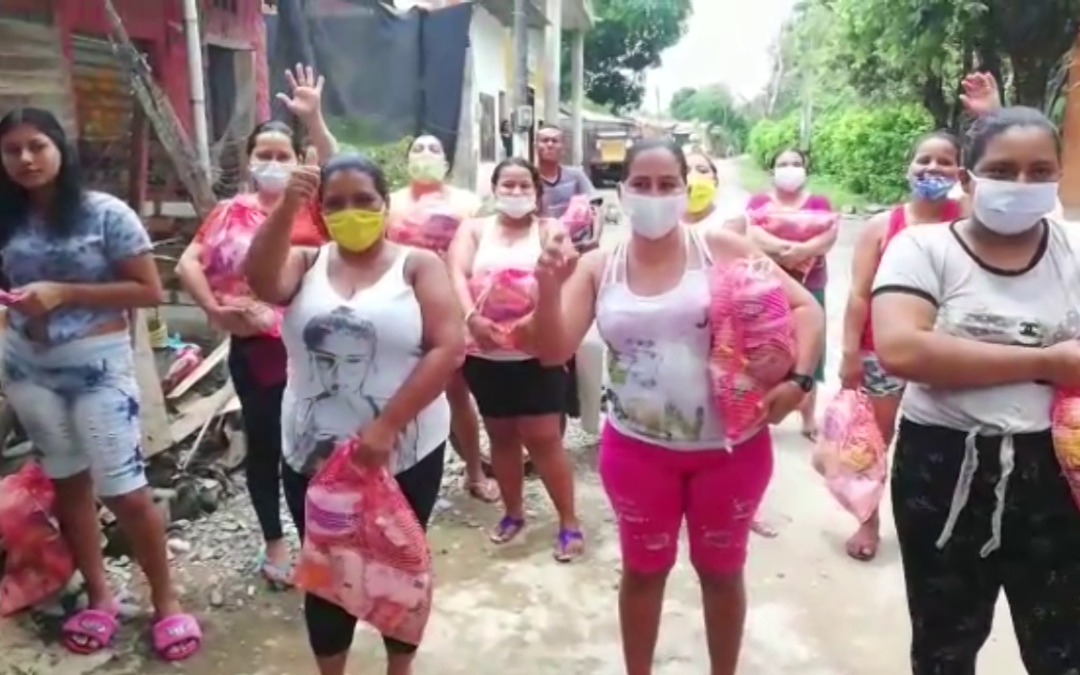 Contestando tu Oración dona alimentos en Antioquia, Colombia